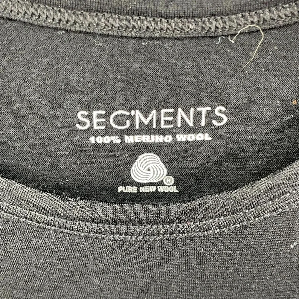 Segments Base Layer Top‎ Womens Black Small Merino Wool Performance Hike Outdoor